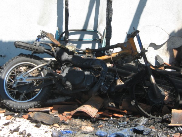 Yamaha 80 after fire